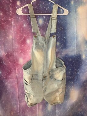 Wallflower Jean overall shorts